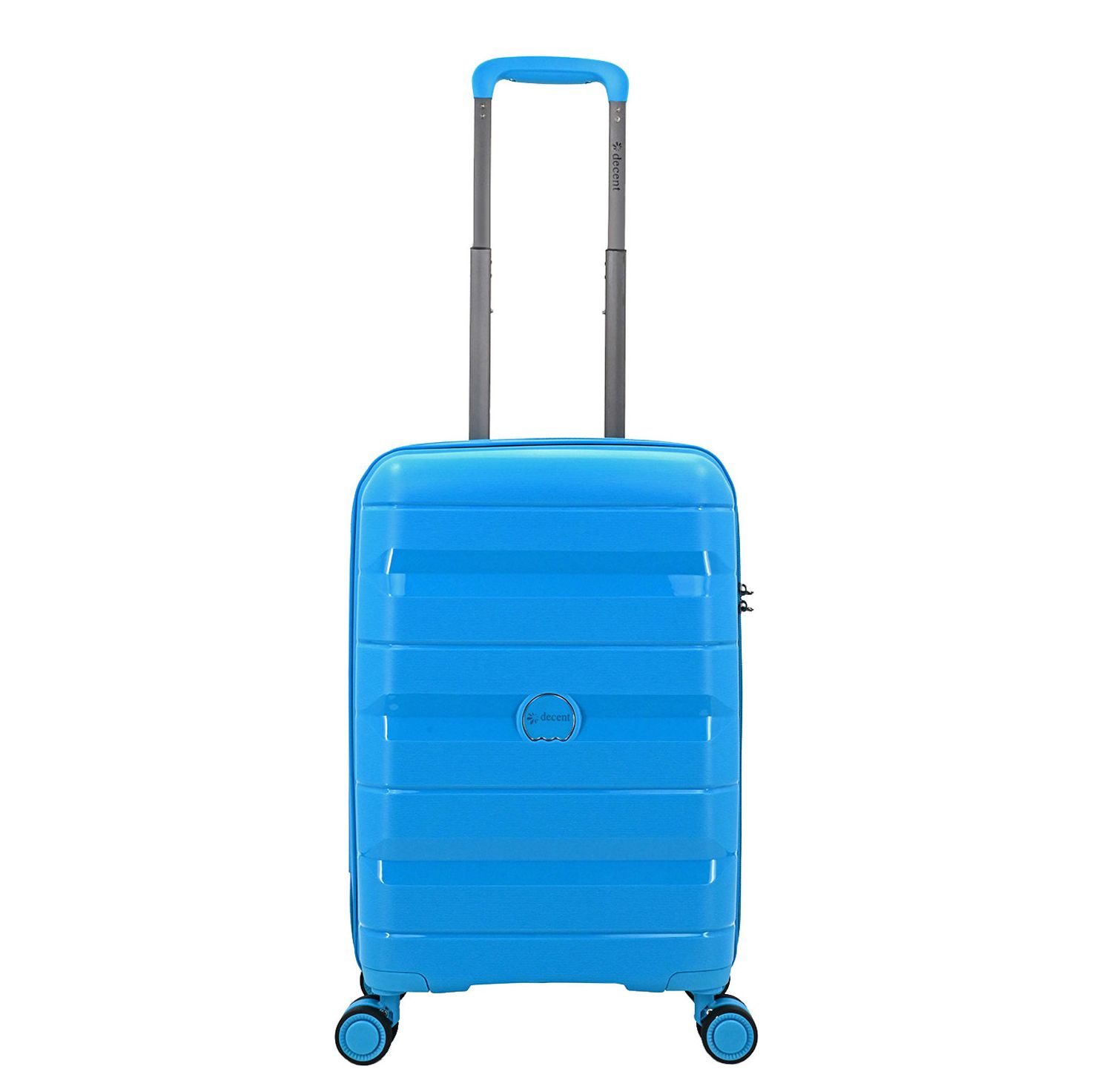 Decent Straight-Line Cabin Spinner petrol blue hardcase koffer lichtgewicht koffer