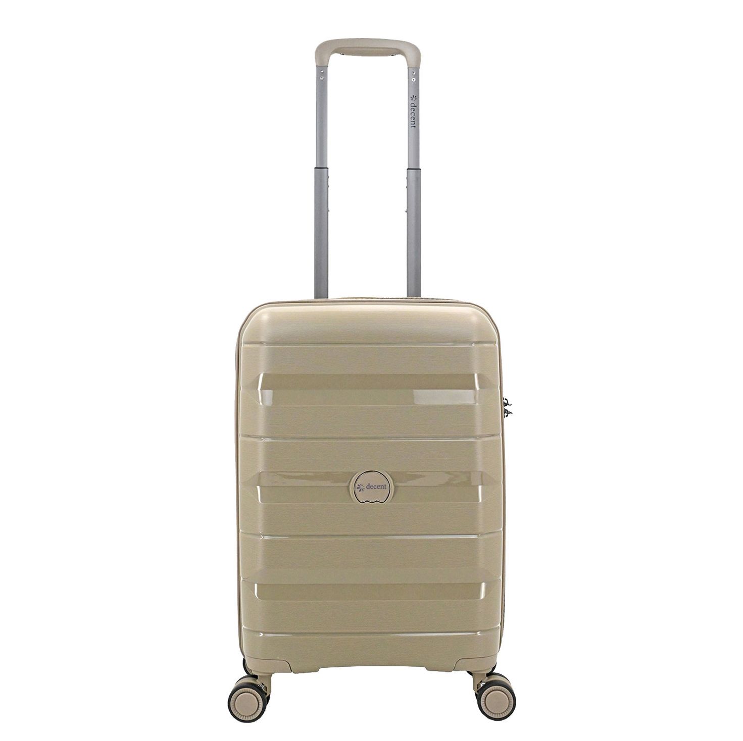 Decent Straight-Line Cabin Spinner champagne hardcase koffer lichtgewicht koffer