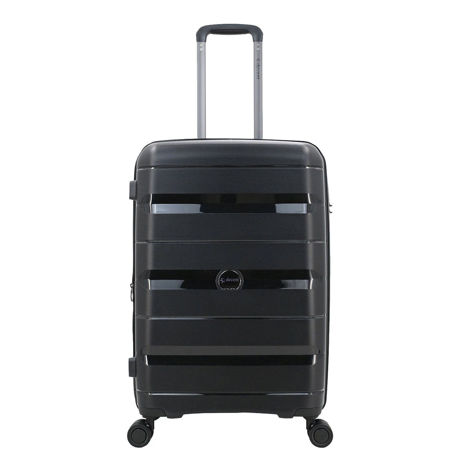 Decent Straight-Line Medium Trolley black hardcase koffer lichtgewicht koffer