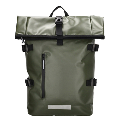 Beagles Originals Tokyo Rolltop Rugtas Waterproof 15,6" olijfgroen