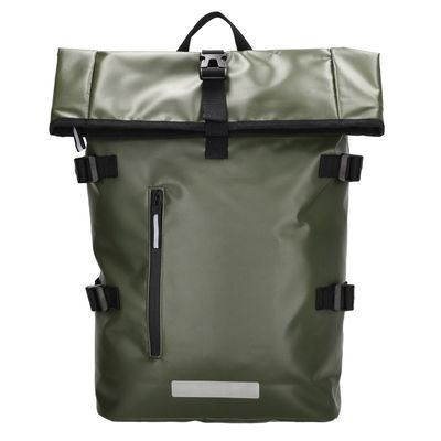 Beagles Originals Tokyo Rolltop Rugtas Waterproof 15,6" olijfgroen