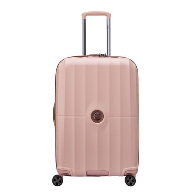 Delsey St Tropez 4 Double Wheels Trolley Expandable 67 pink