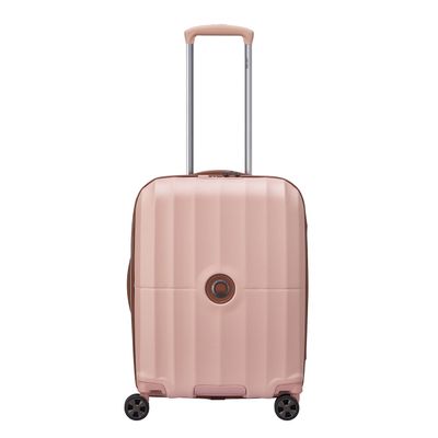 Delsey St Tropez 4 Double Wheels Slim Cabin Trolley 55 pink