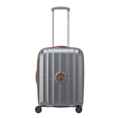 Delsey St Tropez 4 Double Wheels Slim Cabin Trolley 55 silver