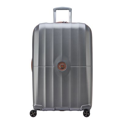 Delsey St Tropez 4 Double Wheels Trolley Expandable 77 silver