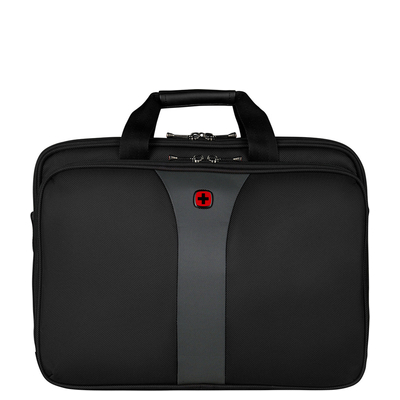 Wenger Legacy Triple Gusset Laptop Brief 17" black / grey