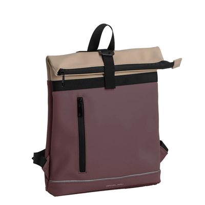 Daniel Ray Seattle Waterproof Rolltop Backpack dark purple