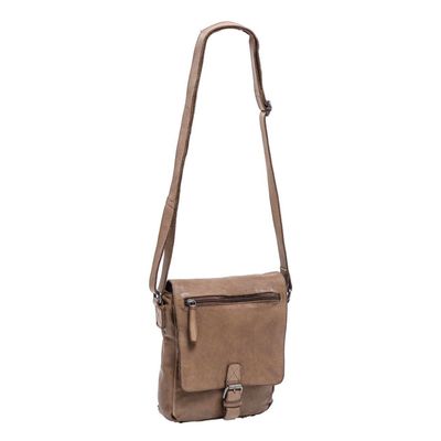Daniel Ray Norwalk Crossbody taupe
