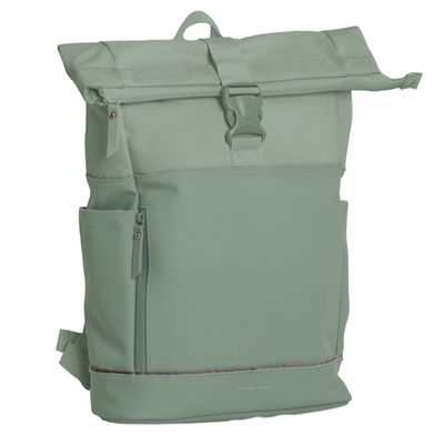 Daniel Ray Pittsburgh Rolltop Backpack Coated 15.6" old green