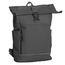 Daniel Ray Pittsburgh Rolltop Backpack Coated 15.6" dark grey