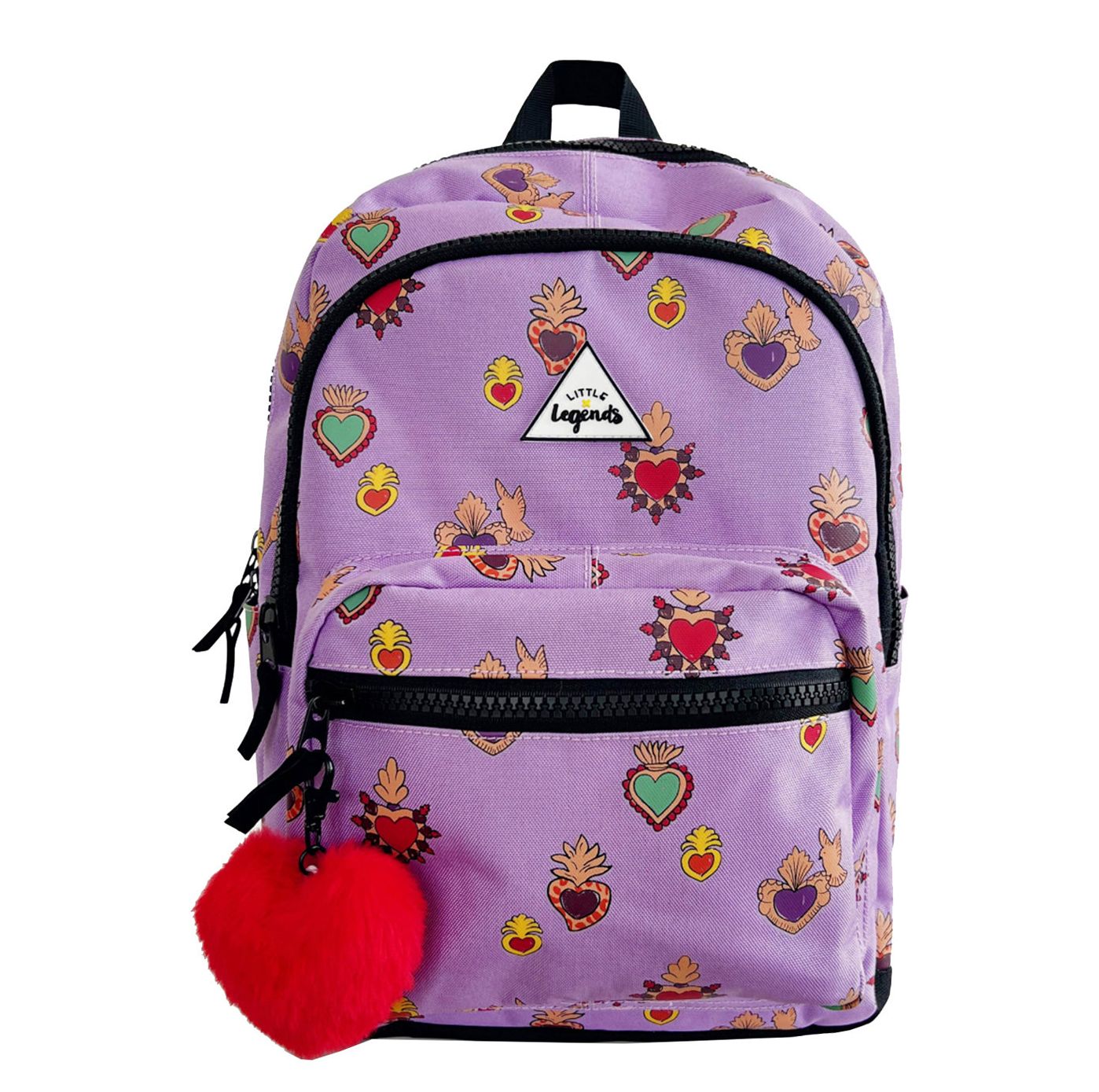 Little Legends rugzak roze en multicolor