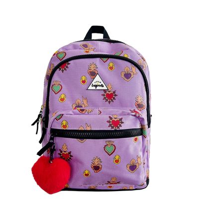 Little Legends Backpack L milagros heart lilac