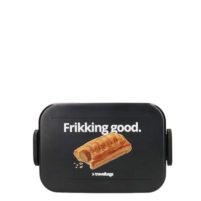 Mepal X Travelbags Frikandelbroodjetrommel Lunchbox Medium black