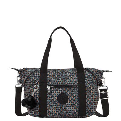 Kipling Art M prt ac geo feather