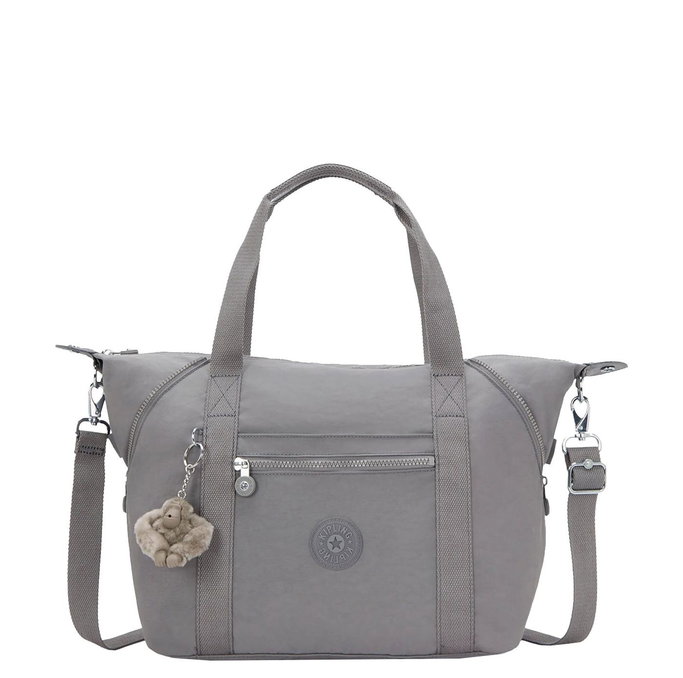 Kipling Art handtas grijs