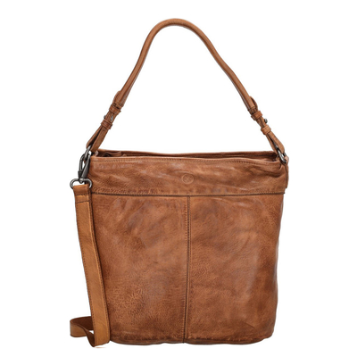 Hide & Stitches Paint Rock Hobo Shoulderbag cognac