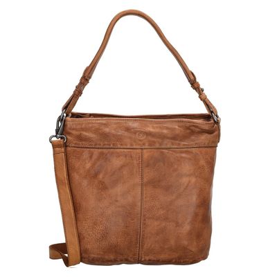 Hide & Stitches Paint Rock Hobo Shoulderbag cognac