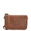 Hide & Stitches Paint Rock Crossover Shoulderbag Flap cognac