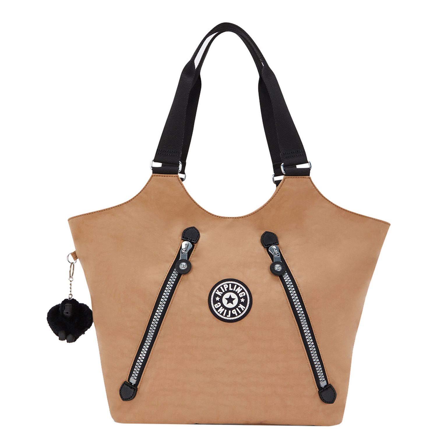 Kipling schoudertas bruin