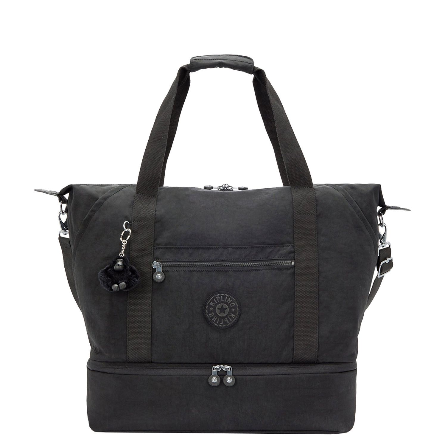 Kipling Art M weekendtas zwart