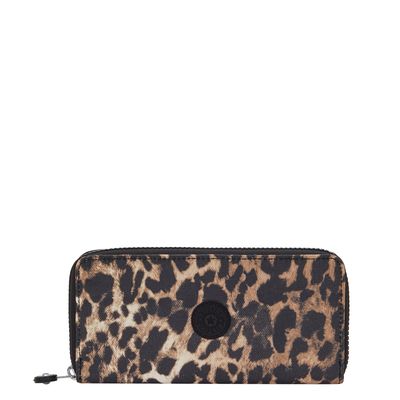 Kipling Money World B prt wild leopard