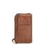 Hide & Stitches Paint Rock Phonebag Wallet cognac
