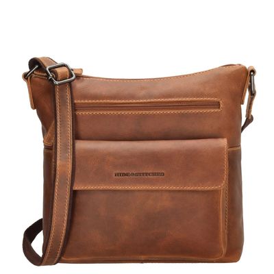 Hide & Stitches Japura Shoulderbag Large cognac