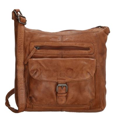 Hide & Stitches Paint Rock Shoulderbag cognac