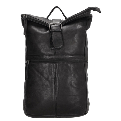 Hide & Stitches Paint Rock Rolltop Backpack black