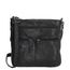 Hide & Stitches Paint Rock Shoulderbag High black
