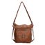 Hide & Stitches Paint Rock Backpack Shopper cognac