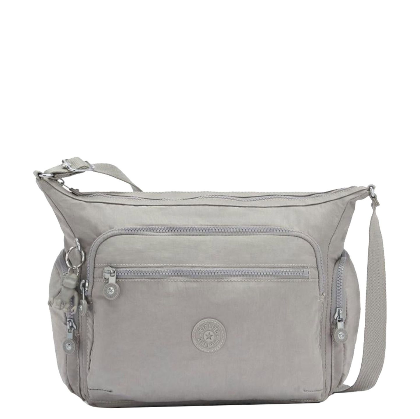Kipling Gabbie schoudertas grijs
