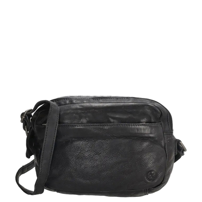 Hide & Stitches Paint Rock Shoulderbag Small black