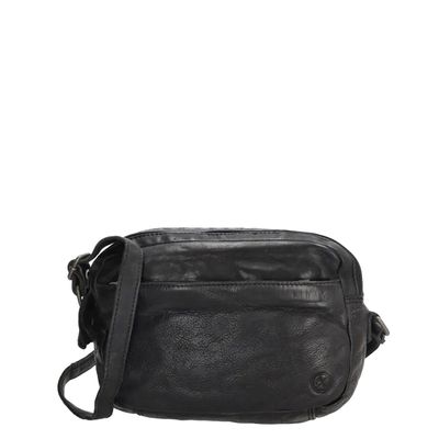 Hide & Stitches Paint Rock Shoulderbag Small black