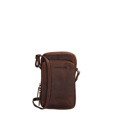 Hide & Stitches Japura Phonebag dark brown