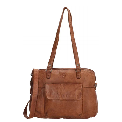 Hide & Stitches Paint Rock Shopper cognac