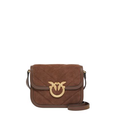Pinko Love Box Bag Fl Mini marrone castano