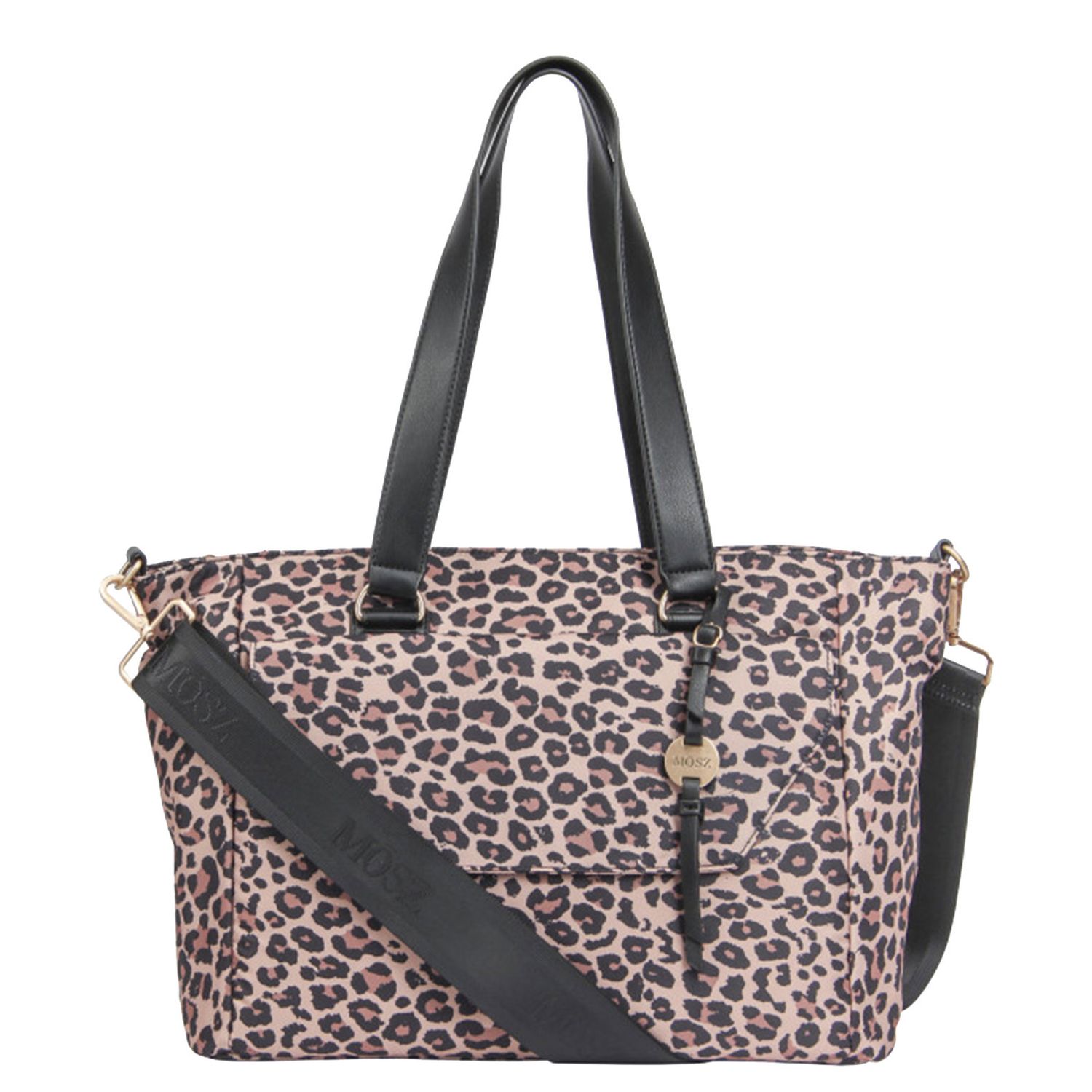 MOSZ Denise Laptop Shoulderbag 15.6" leopard damestas