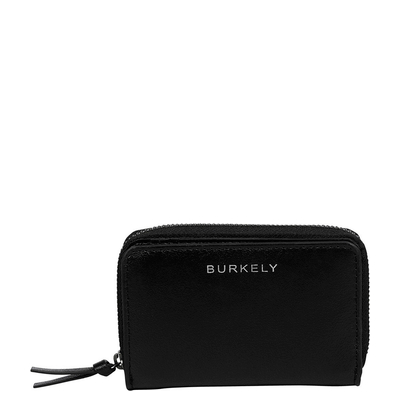 Burkely Creased Crystal Double Flap Wallet black