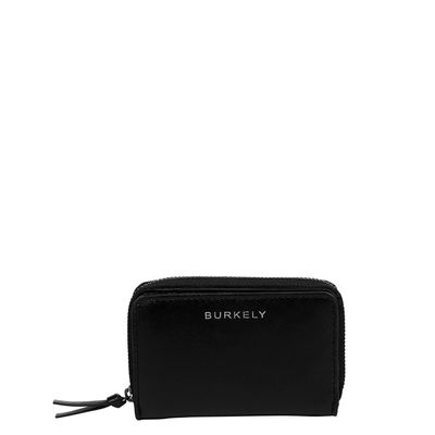 Burkely Creased Crystal Double Flap Wallet black