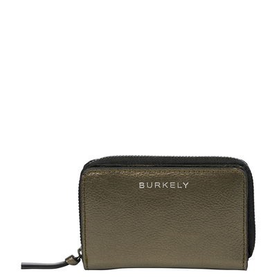 Burkely Creased Crystal Double Flap Wallet gun metal