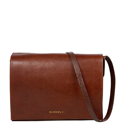 Burkely Fine Florence Crossbody Zip Bag chestnut