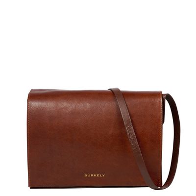 Burkely Fine Florence Crossbody Zip Bag chestnut