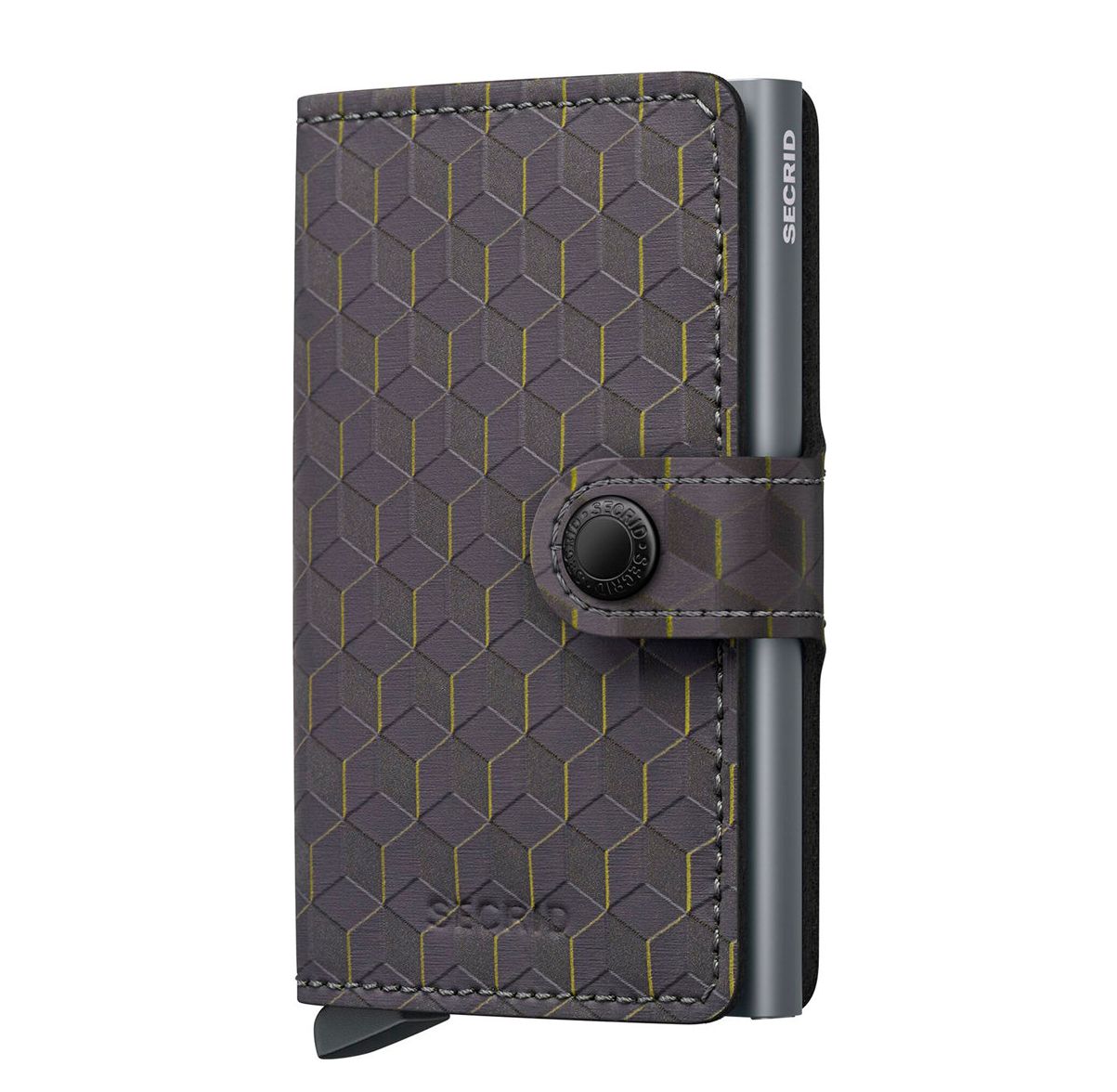 Secrid Miniwallet Optical grey-yellow pasjeshouder
