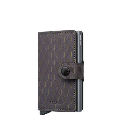 Secrid Miniwallet Optical grey-yellow