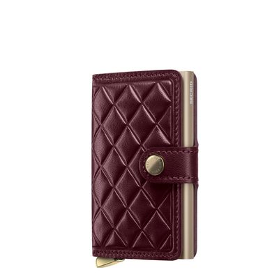 Secrid Miniwallet Emboss Diamond bordeaux