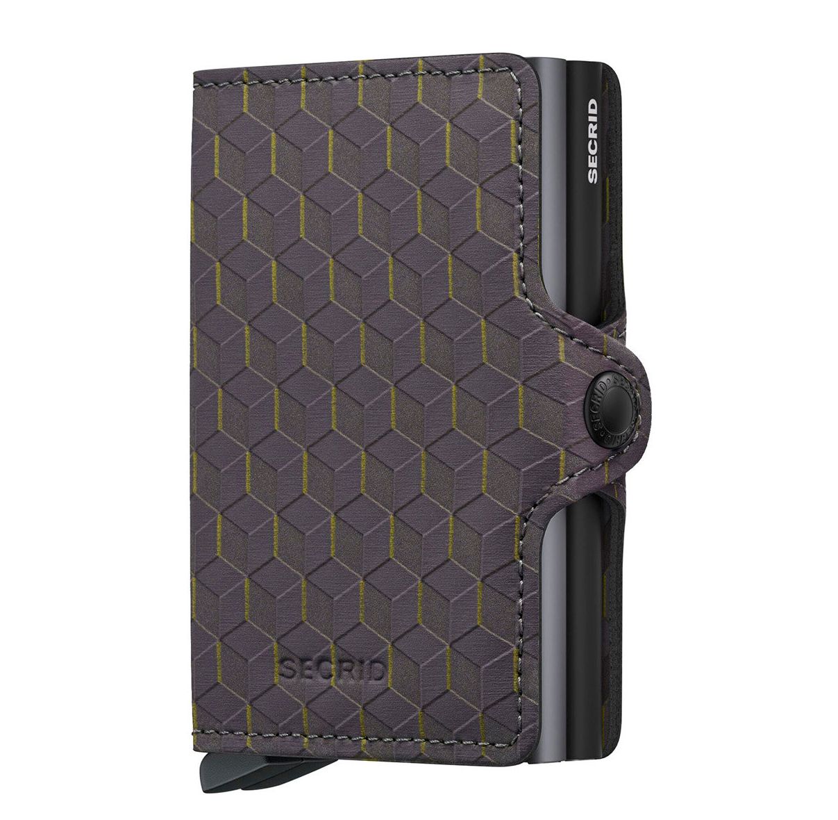 Secrid Twin Wallet Pasjeshouders grijs, geel en multicolor