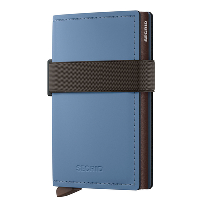 Secrid Bandwallet Matte steel blue-brown