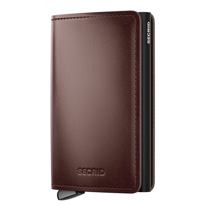 Secrid Slimwallet Dusk dark brown