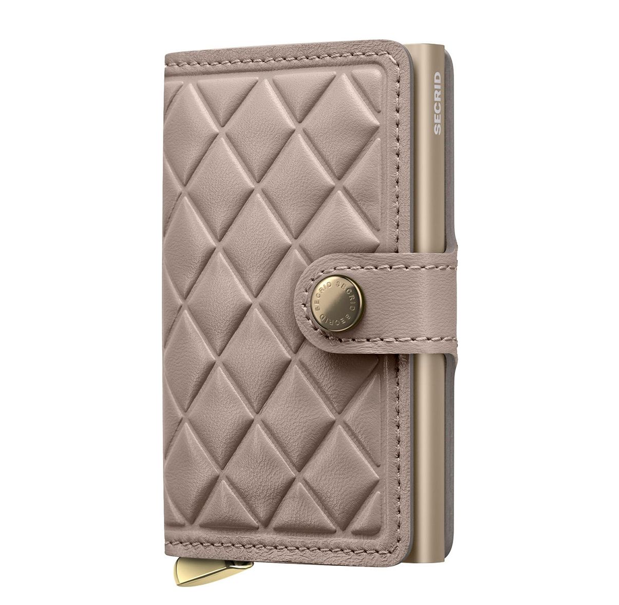 Secrid Miniwallet Emboss Diamond chalk pasjeshouder